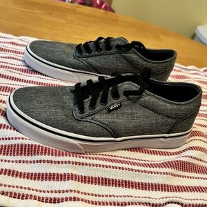 Grey and white Mens Vans
